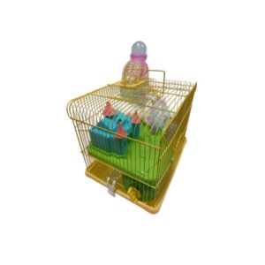 JAULA HAMSTER 2 PISOS Y TUBOS