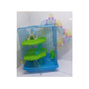 JAULA HAMSTER 3 PISOS Y TUBOS