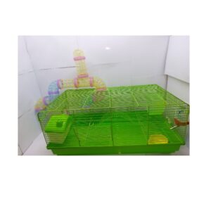 JAULA HAMSTER 2 PISOS, PUENTE